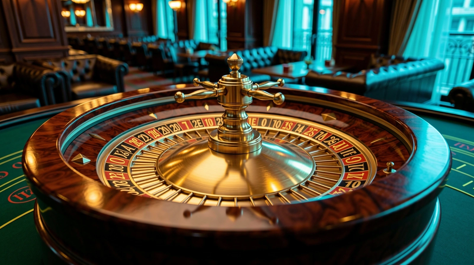 Ambiente de casino de lujo